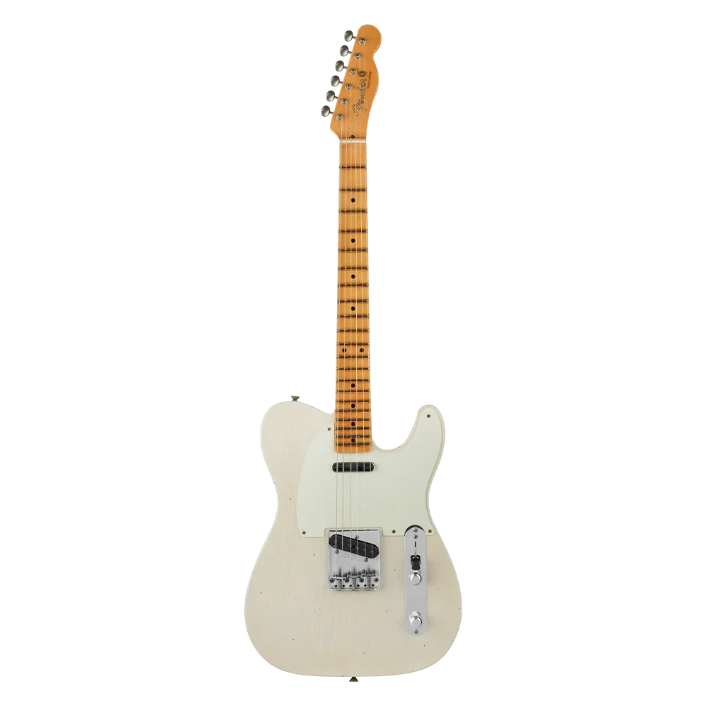 Fender Custom Shop Limited 1955 Telecaster Journeyman Relic Aged White Blonde Elektro Gitar
