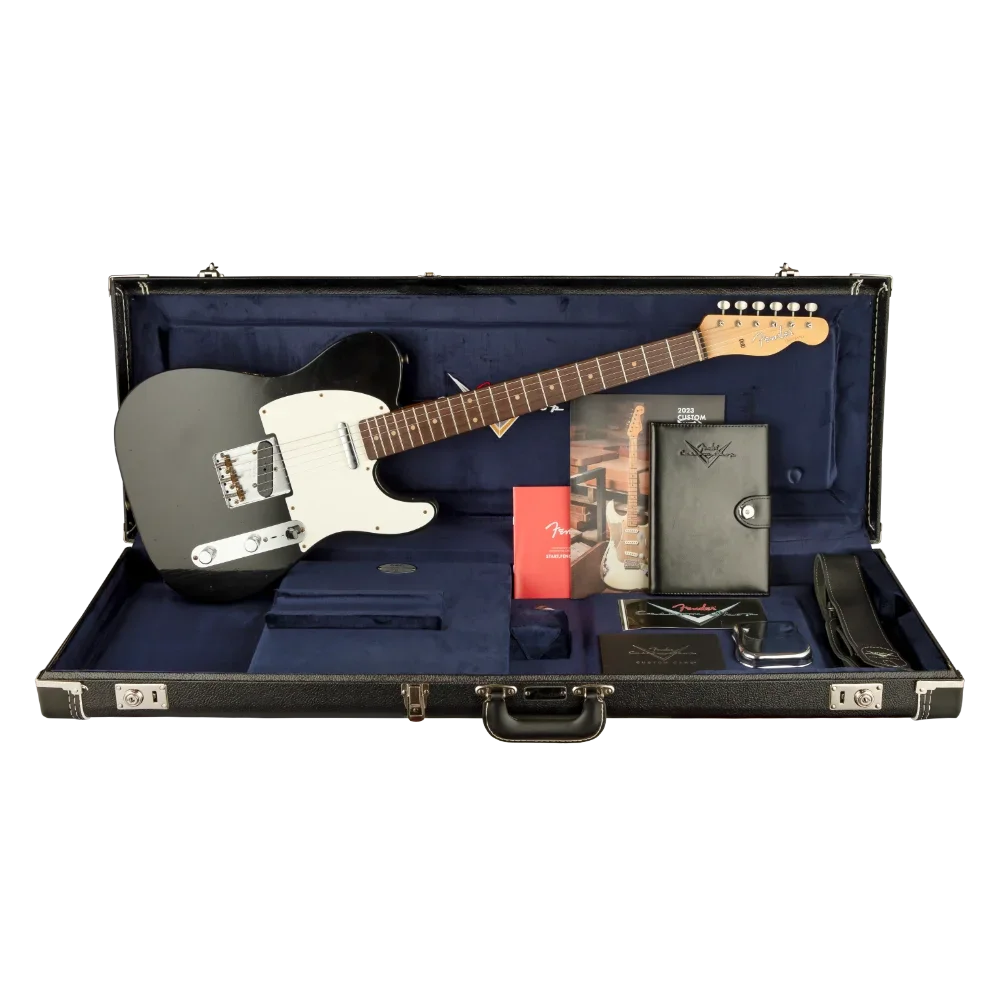 Fender Custom Shop Limited Edition 1960 Telecaster Journeyman Relic Aged Black Elektro Gitar