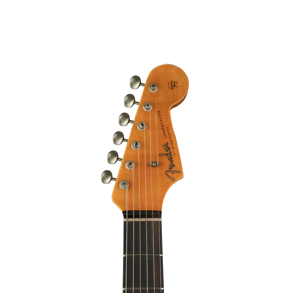 Fender Custom Shop LTD 1962 Stratocaster Heavy Relic Aged Cherry Sunburst Elektro Gitar