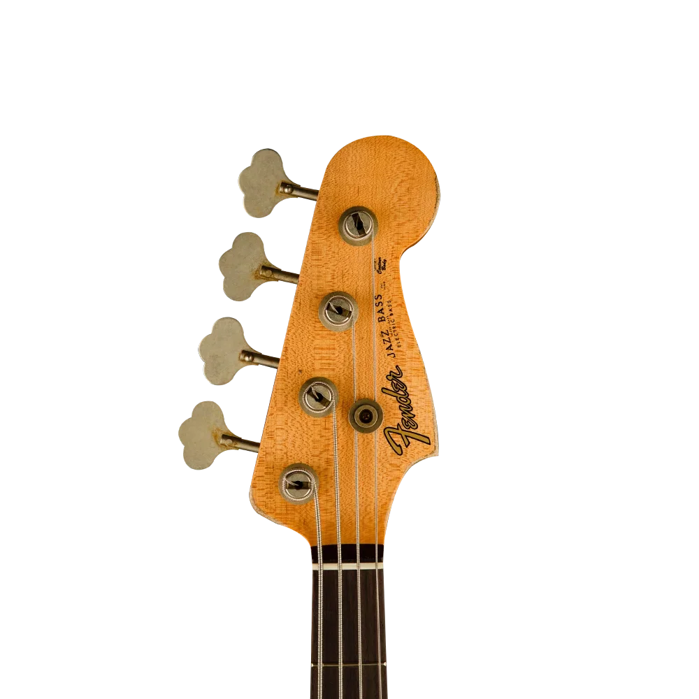 Fender Custom Shop Limited Edition 1960 Jazz Bass Relic Gülağacı Klavye Super Faded Aged Sonic Blue Bas Gitar