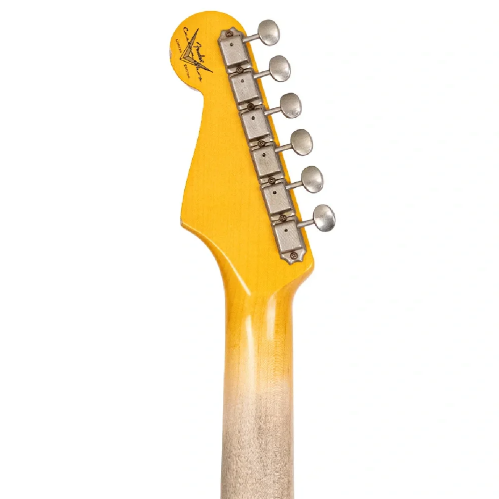 Fender Custom Shop Limited Edition Fat 1959 Stratocaster Relic Chocolate 3 Ton Sunburst Elektro Gitar