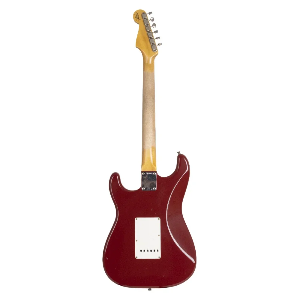 Fender Custom Shop Limited Edition L-Series Fat 1964 Stratocaster Journeyman Relic Aged Dakota Red Elektro Gitar