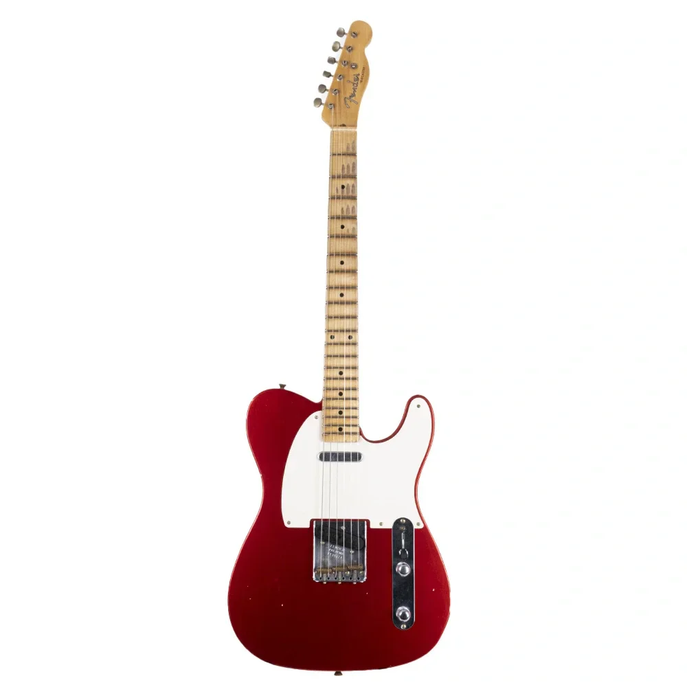 Fender Custom Shop Limited Edition 50's Telecaster Journeyman Relic Aged Candy Apple Red Elektro Gitar