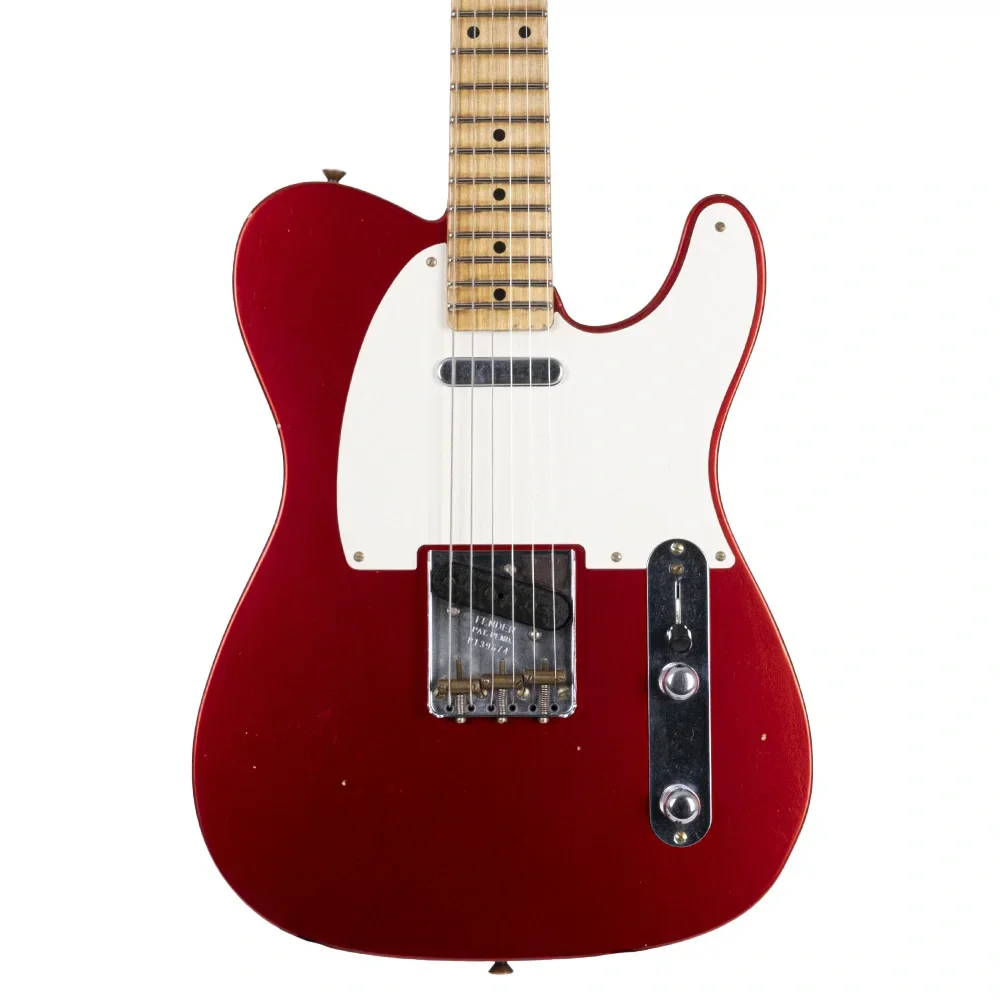 Fender Custom Shop Limited Edition 50's Telecaster Journeyman Relic Aged Candy Apple Red Elektro Gitar
