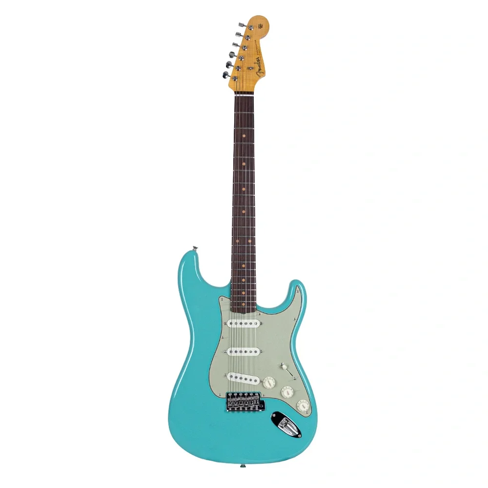 Fender Custom Shop 1959 Stratocaster NOS Gülağacı Klavye Surf Green Elektro Gitar