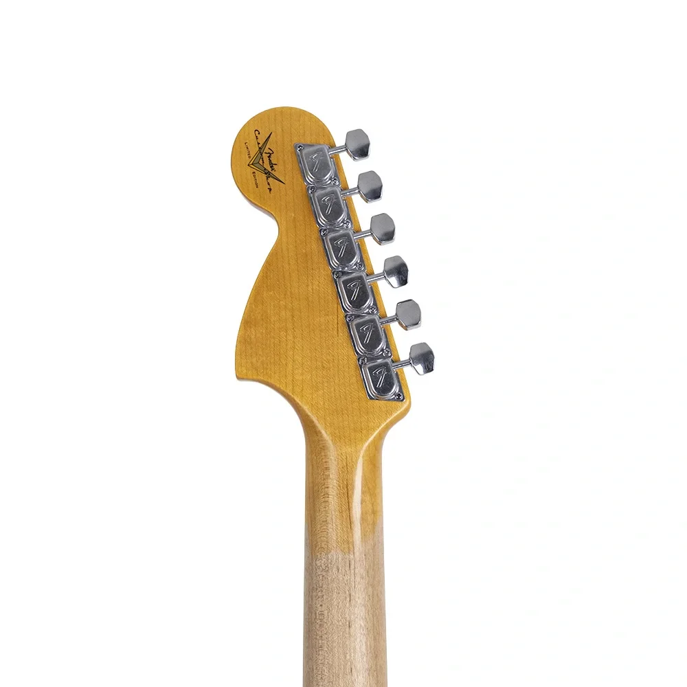Fender Custom Shop Limited Edition Custom 1968 Stratocaster Journeyman Relic Aged Vintage White Elektro Gitar