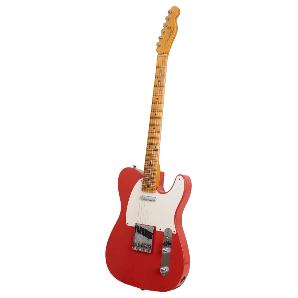 Fender Custom Shop Limited Edition 1950's Telecaster Journeyman Relic Aged Fiesta Red Elektro Gitar