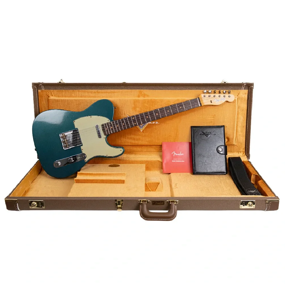 Fender Custom Shop Limited Edition 1960 Telecaster Journeyman Relic Aged Ocean Turquoise Elektro Gitar
