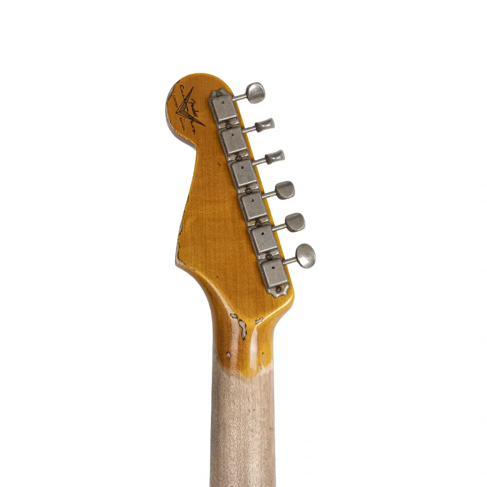 Fender Custom Shop Limited Edition 1961 Stratocaster Akçaağaç Klavye Super Heavy Relic Super Faded Aged 3 Ton Sunburst Elektro Gitar