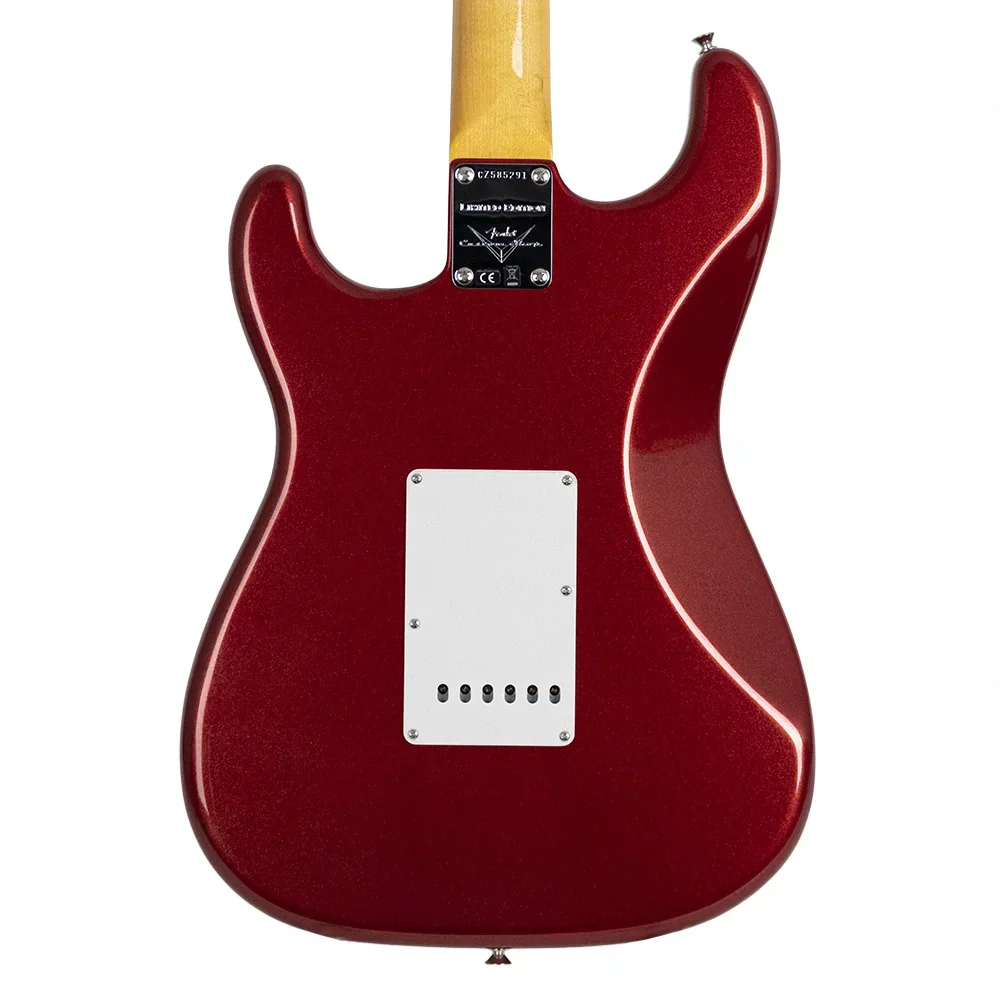 Fender Custom Shop Limited Edition 1965 Stratocaster NOS Akçaağaç Klavye Firemist Red Elektro Gitar