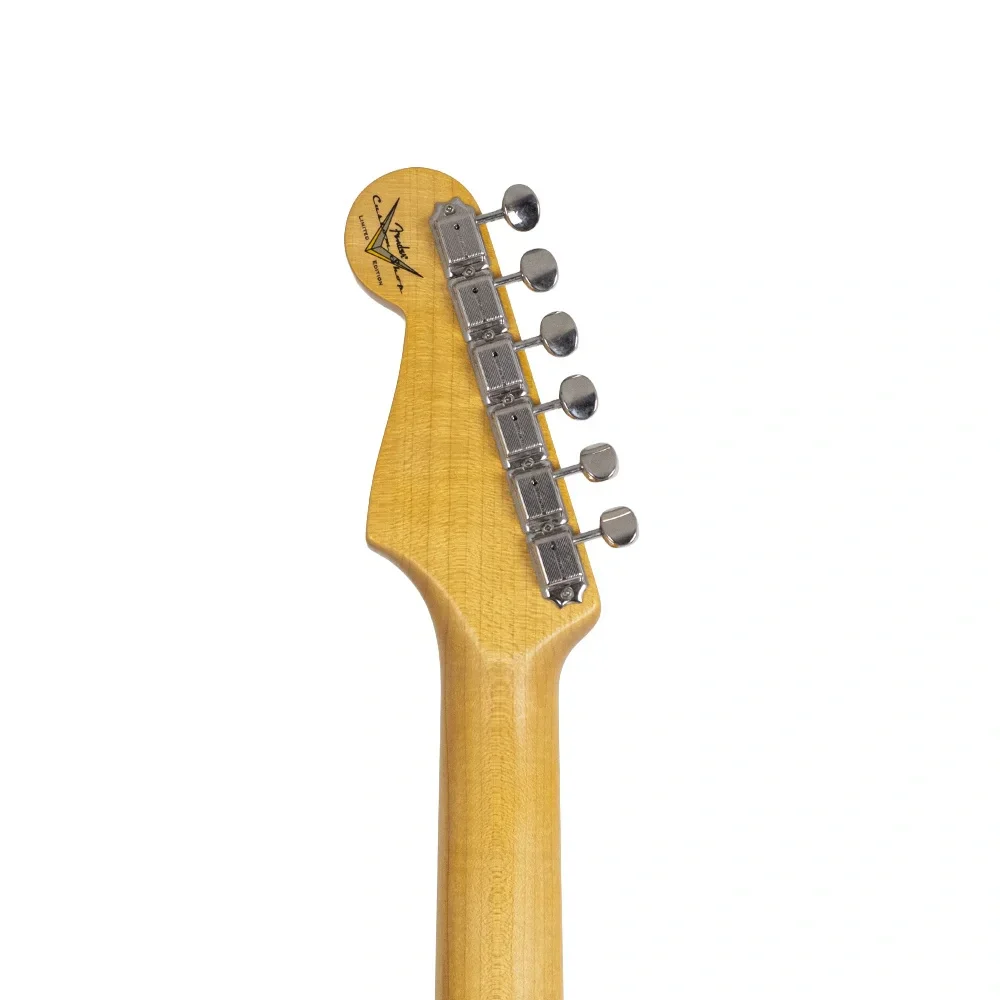 Fender Custom Shop Limited Edition L-Series Fat 1964 Stratocaster Closet Classic Aged Sherwood Green Elektro Gitar