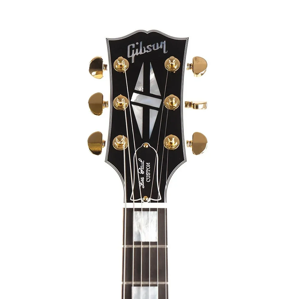 Gibson Les Paul Custom Ebony Klavye Gloss Ebony Elektro Gitar