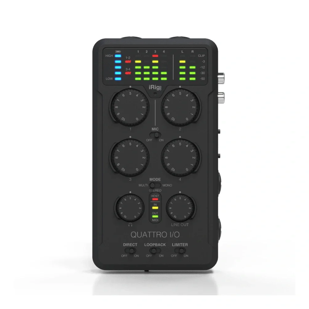 IK Multimedia iRig Pro Quattro I/O Kayıt Mikseri