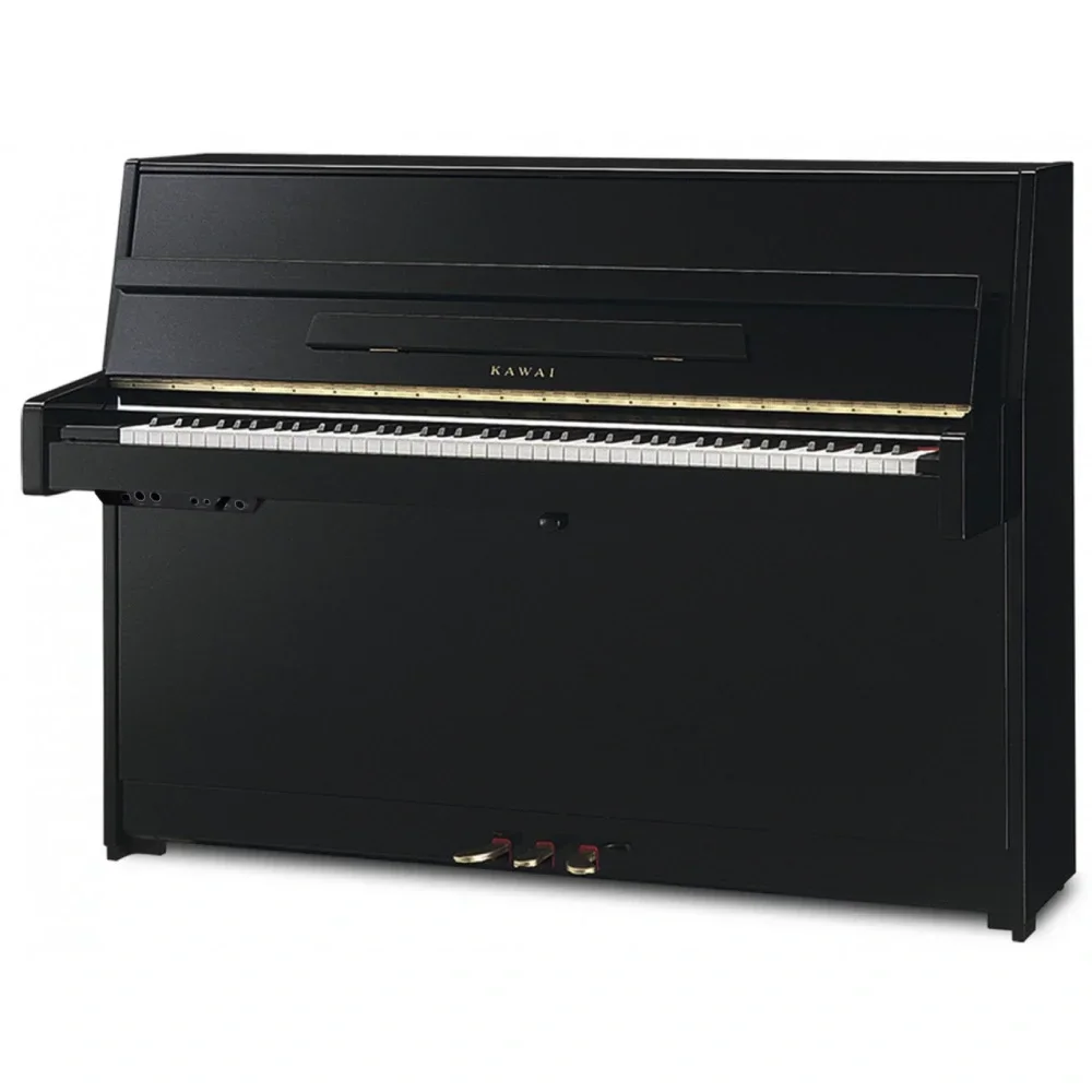 KAWAI K-15E ATX3L M/PEP Parlak Siyah 110 CM Silent Duvar Piyanosu