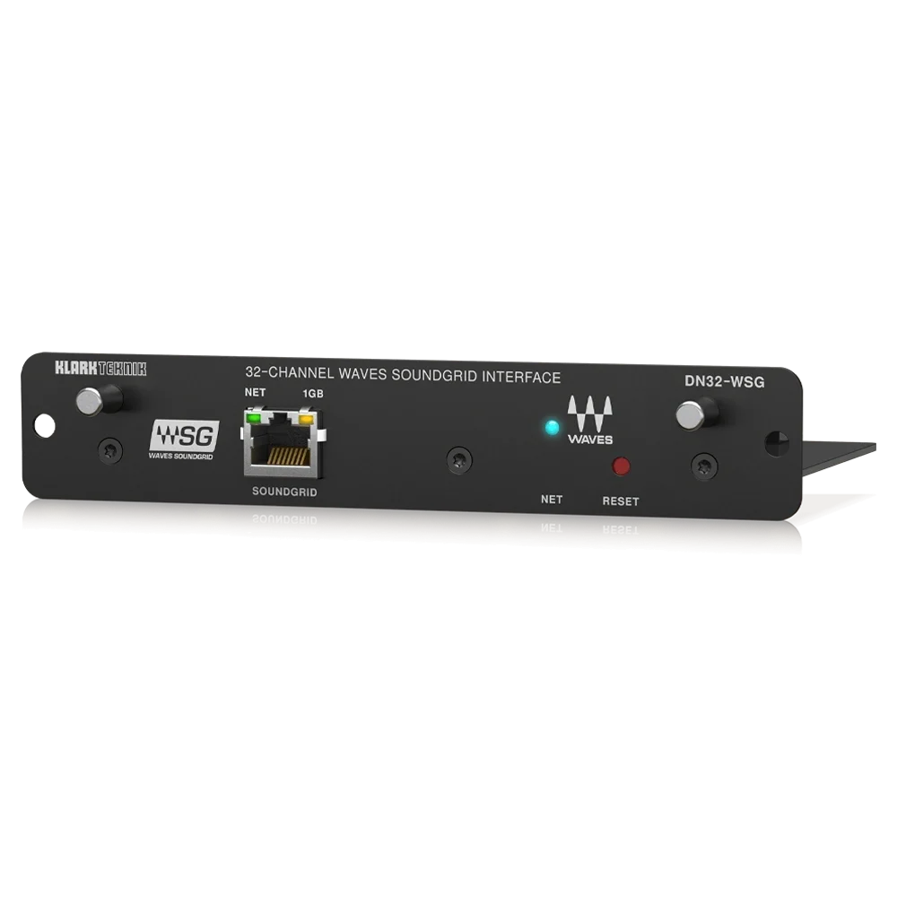 KLARK TEKNIK DN32-WSG Genişleme Kartı 32-Kanal Düşük Gecikmeli AoIP in WAVES SoundGrid Networks
