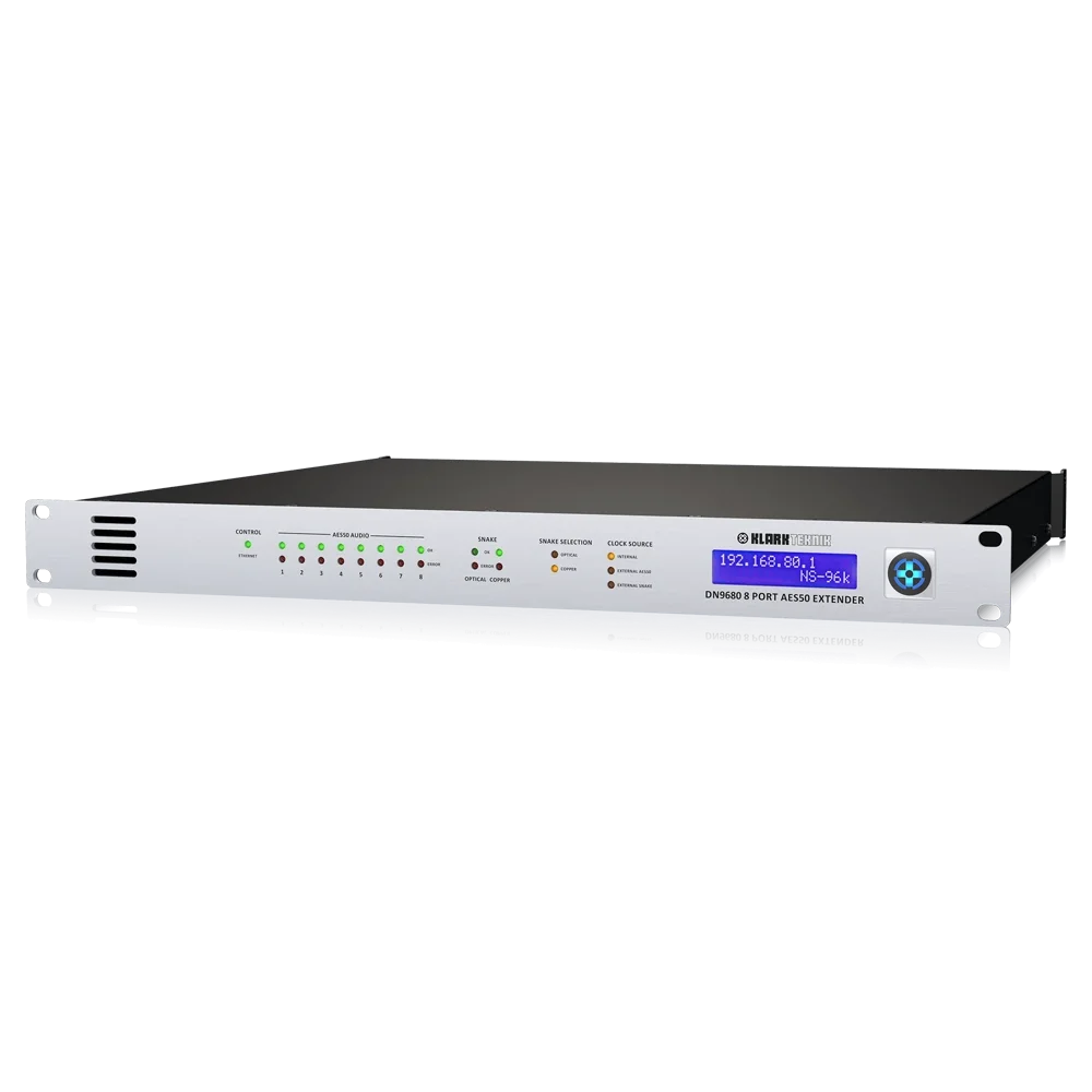KLARK TEKNIK DN9680 8 Port AES50 Extender Ve Multiplexer (1000 Metreye Kadar)