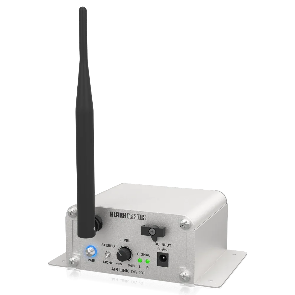 KLARK TEKNIK DW20T Kablosuz Aktif Di-Box / Bluetooth Stereo Transmitter 2.4 GHz