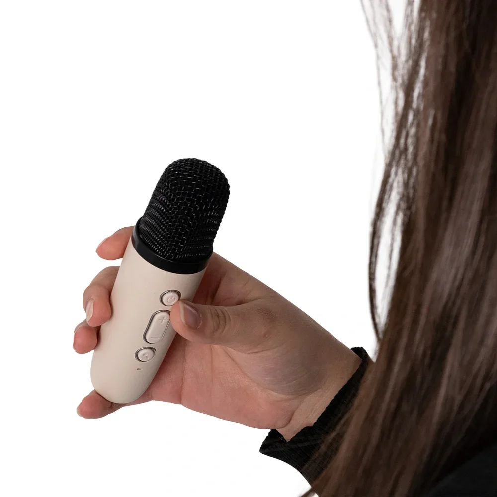 KOZMOS Karaoke Mikrofonlu Sarı Çocuk Hoparlörü