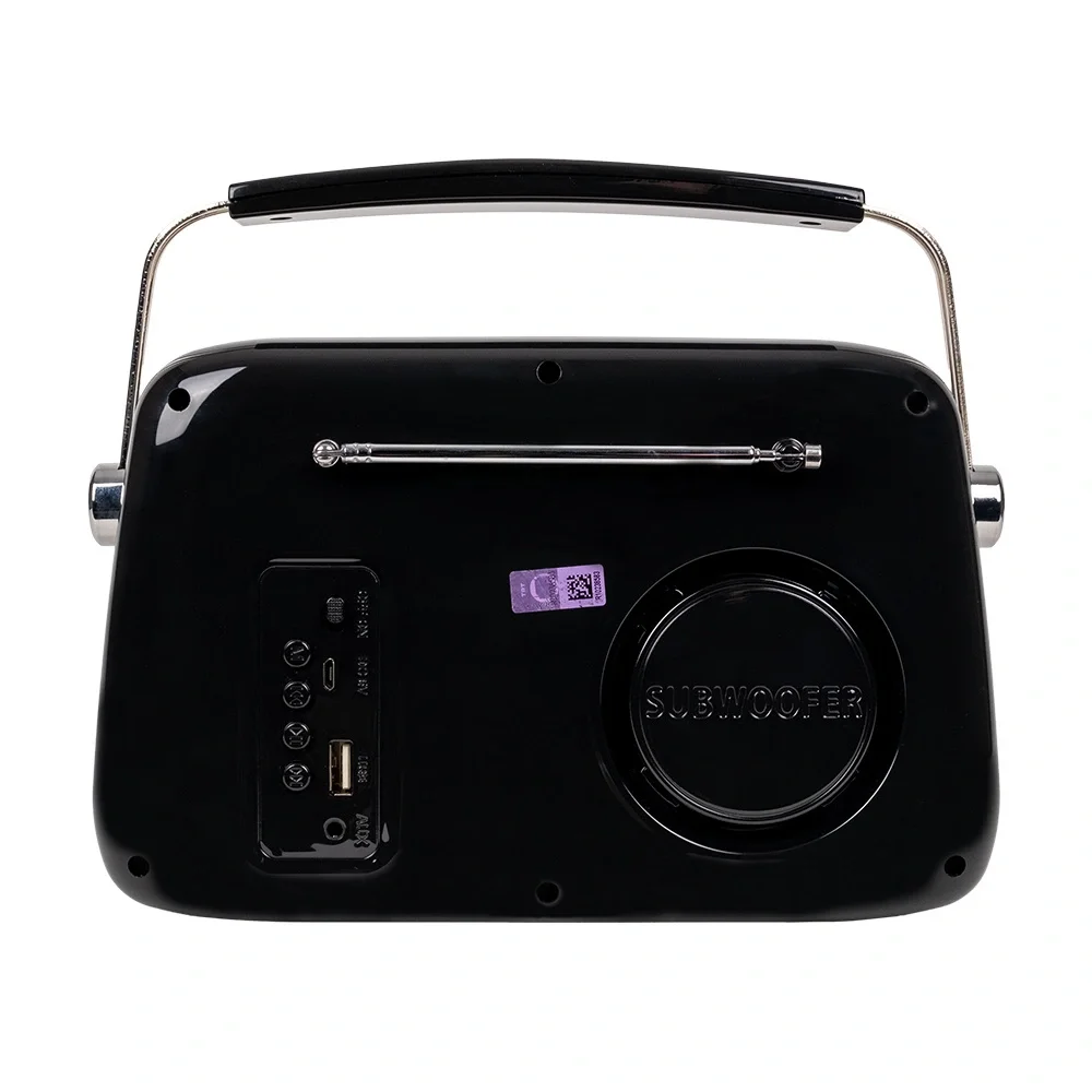 KOZMOS FB-R302-BK Siyah Retro Radyo ve Bluetooth Hoparlör