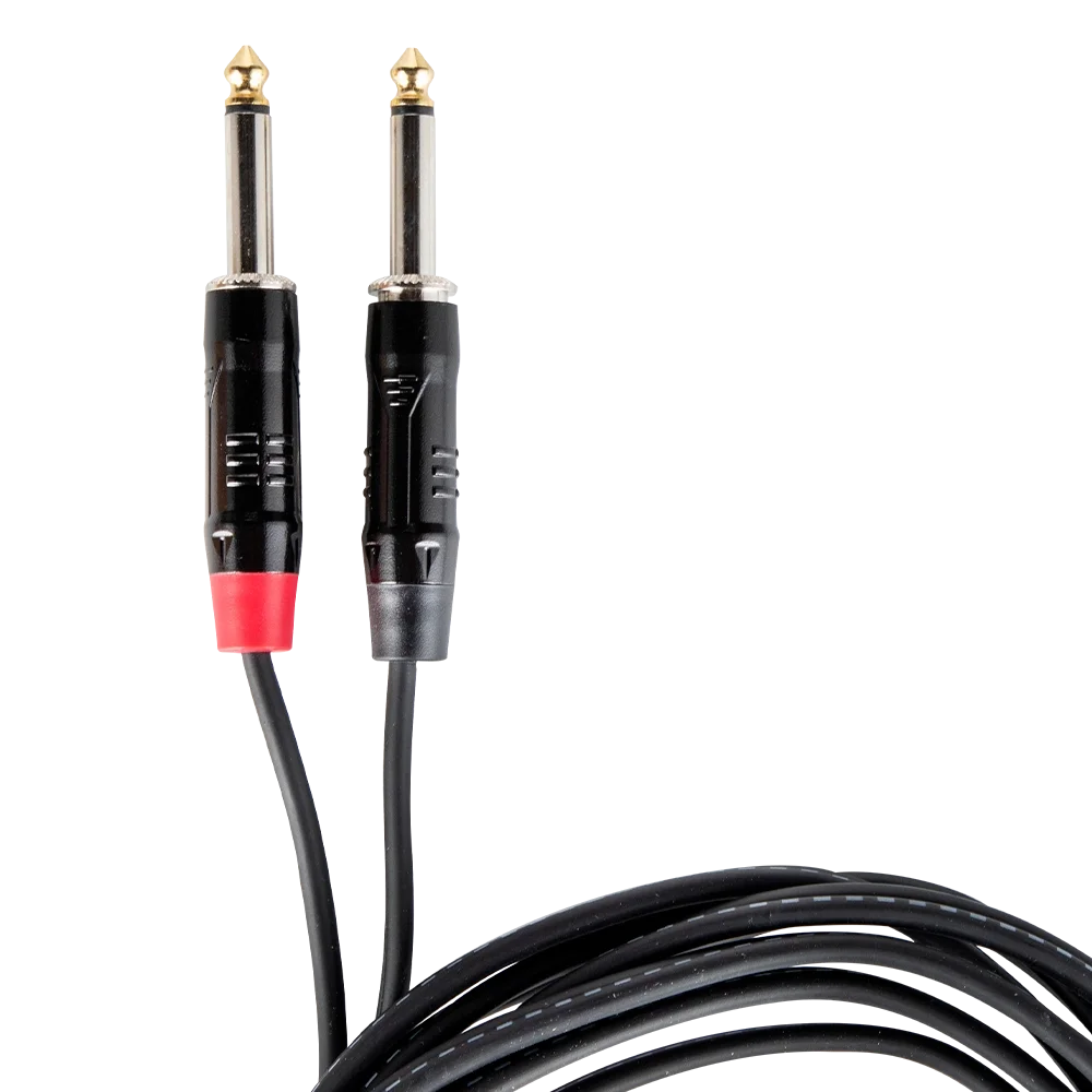 Kozmos KCL-333-3M Stereo 3,5mm - 2 x 6,35mm Mono 3mt Kablo