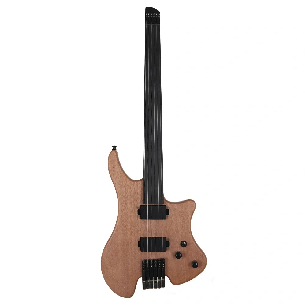 KOZMOS KEG-HLF1-NAT Perdesiz Headless Elektro Gitar