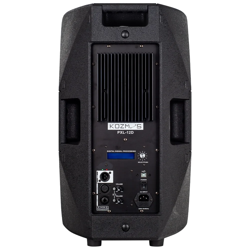 Kozmos PXL-12D / 12" 2 Yollu Hoparlör - USB Slot / LCD Ekran