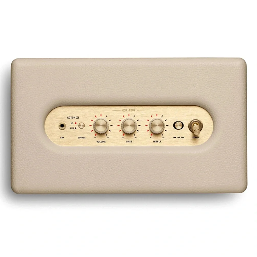 Marshall Acton III BT Krem Bluetooth Hoparlör