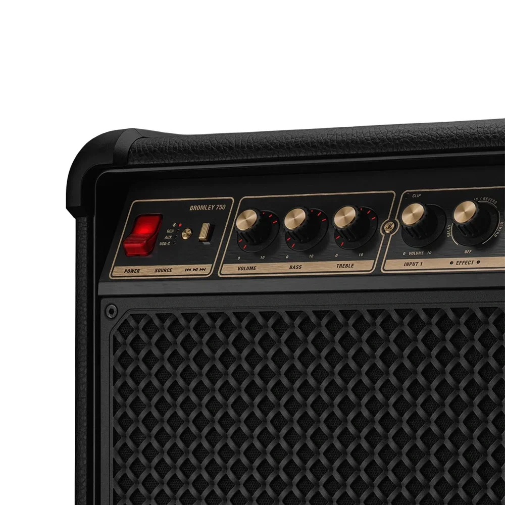 MARSHALL Bromley 750 BT Partybox Şarjlı Hoparlör 2x10" 500W, blueotooth, 24 kg