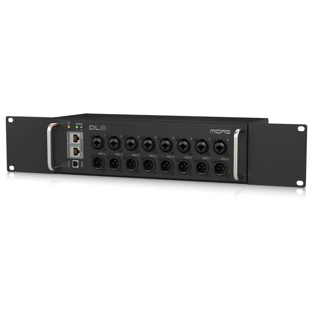 Midas DL8 PoE-Aktif 8 Giriş, 8 Çıkış Dijital Stage Box