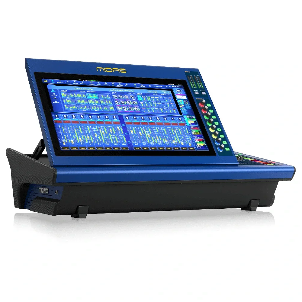 MIDAS HD96-AIR-CC-IP Canlı Müzik İçin Dijital Mikser 144 Giriş-Kanalı, 120 Miks Bus, 96 kHz Sample Rate Ve 21" Dokunmatik Ekran