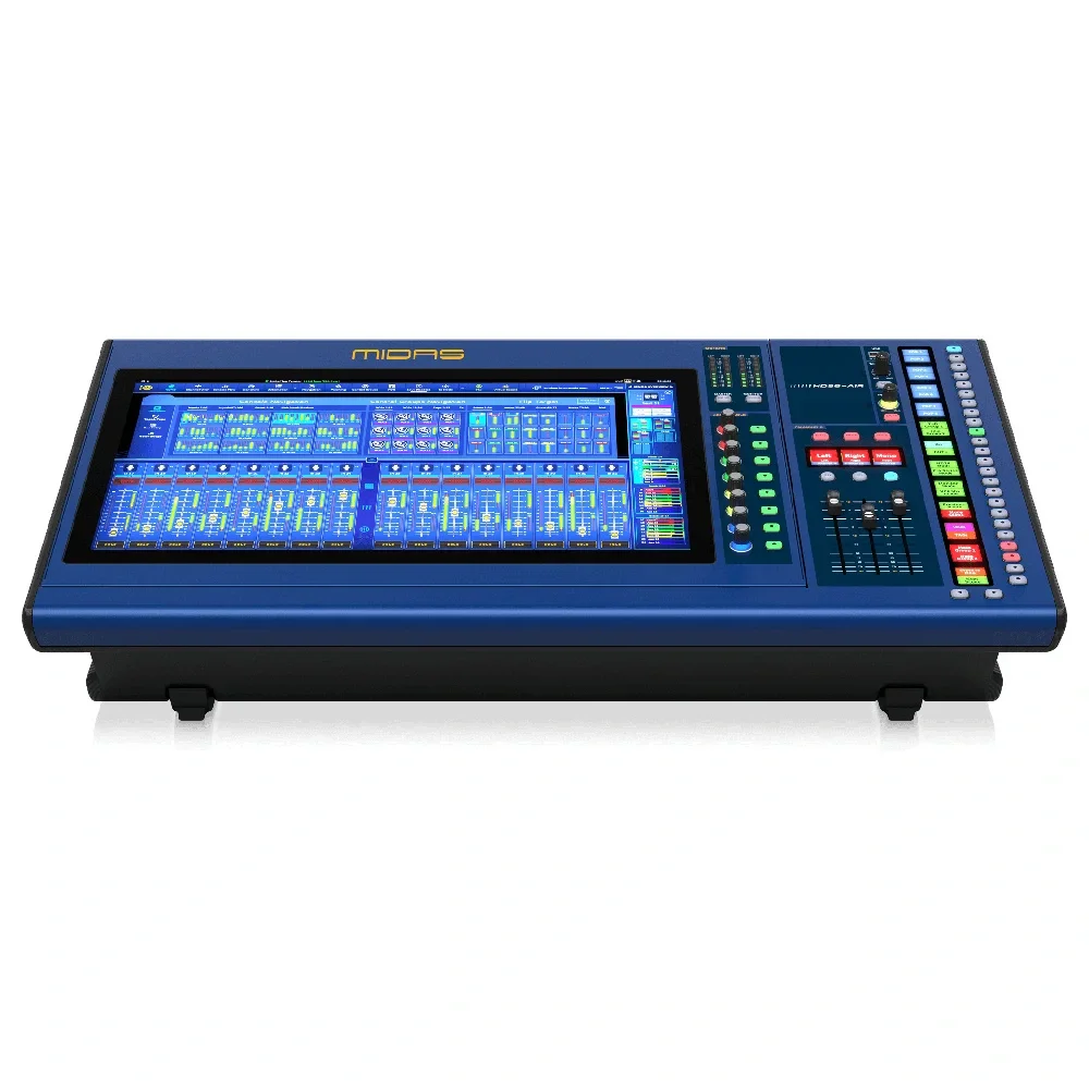 MIDAS HD96-AIR-CC-IP Canlı Müzik İçin Dijital Mikser 144 Giriş-Kanalı, 120 Miks Bus, 96 kHz Sample Rate Ve 21" Dokunmatik Ekran