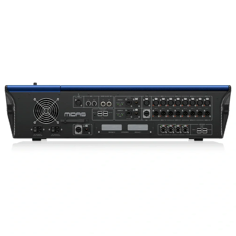 MIDAS HD96-AIR-CC-IP Canlı Müzik İçin Dijital Mikser 144 Giriş-Kanalı, 120 Miks Bus, 96 kHz Sample Rate Ve 21" Dokunmatik Ekran