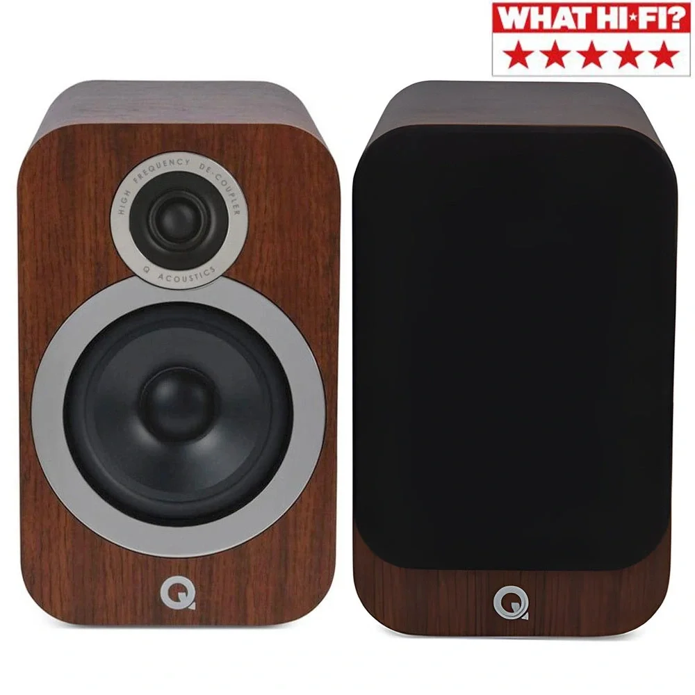 NuPrime Omnia Mini Set - Q Acoustics 3030i Walnut - QED XT25 3M. hiFi Müzik Sistemi