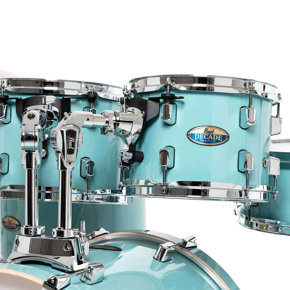 PEARL DMP905/C884 Decade Maple Turkuaz 5 Parça (20B/10T/12T/14F/14S) Aksamlı Akustik Davul Seti