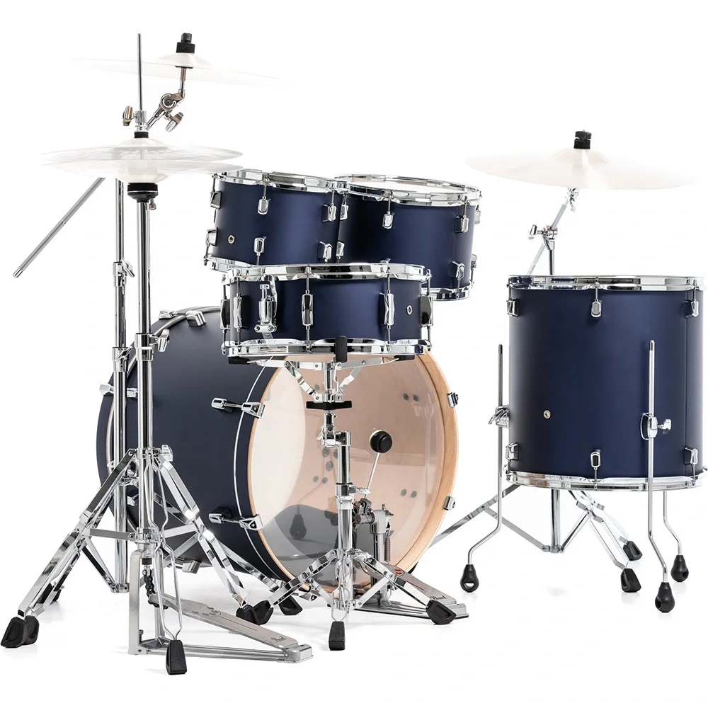 PEARL DMP925S/C207 Decade Maple Ultramarine Velvet 5 Parça (22B/10T/12T/16F/14S) Aksamlı Akustik Davul Seti