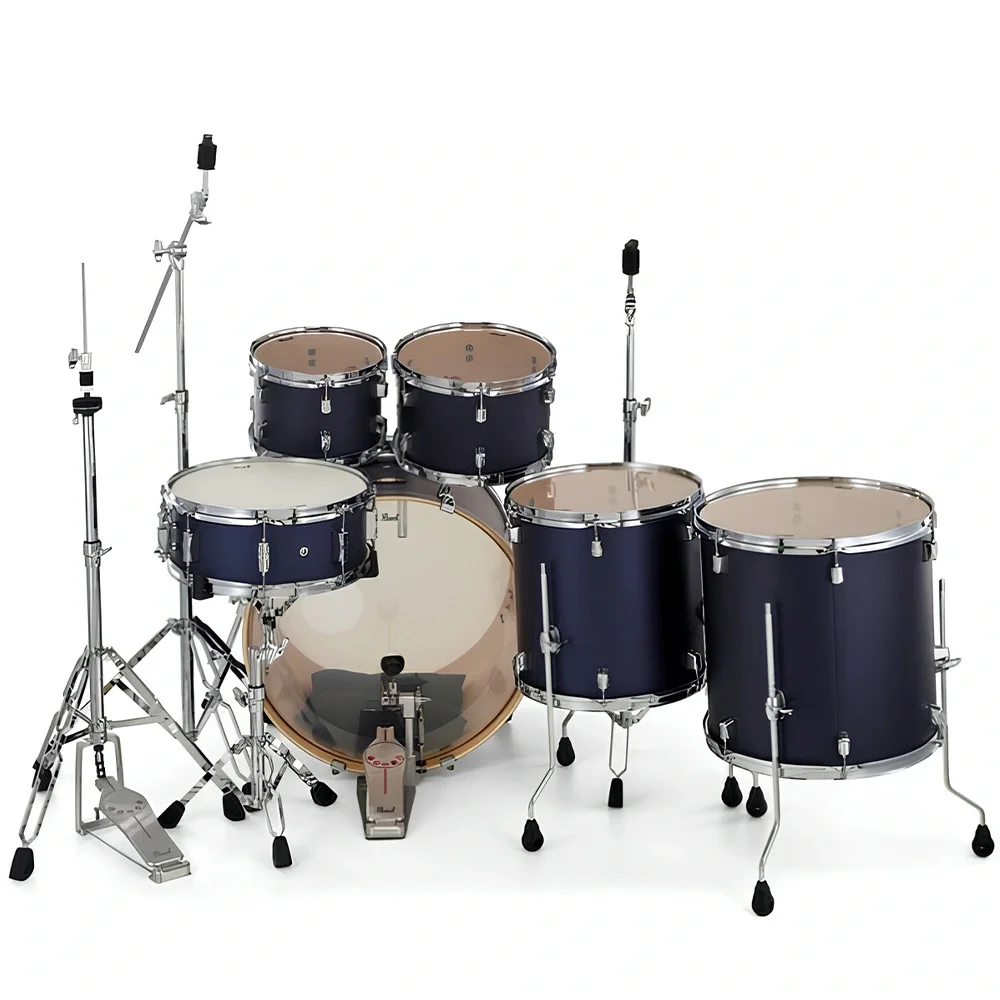 PEARL DMP926S/C207 Decade Maple Ultramarine Velvet 6 Parça (22B/10T/12T/14F/16F/14S) Aksamlı Akustik Davul Seti