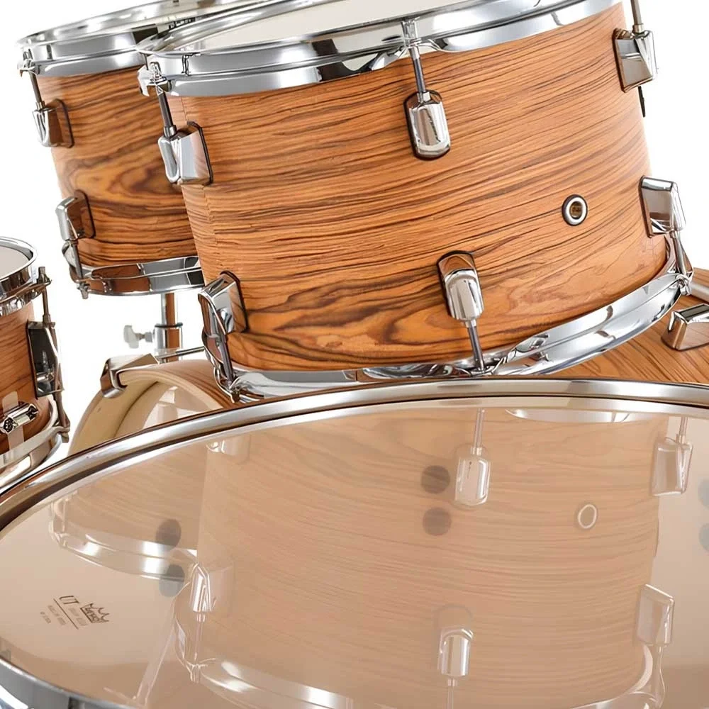 PEARL DMPA925SC876 Decade Maple Artisan Satin Caramel Veil 5 Parça (22B/10T/12T/16F/14S) Aksamlı Akustik Davul Seti
