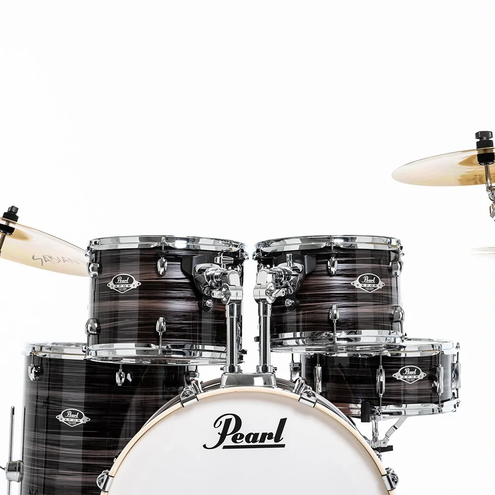 PEARL EXX725SBR/C779 Export EXX Metallic Amethyst Twist 5 Parça (22B/10T/12T/16F/14S) HWP-834 Aksam Setli ve Sabian SBR Zil Setli Akustik Davul Seti