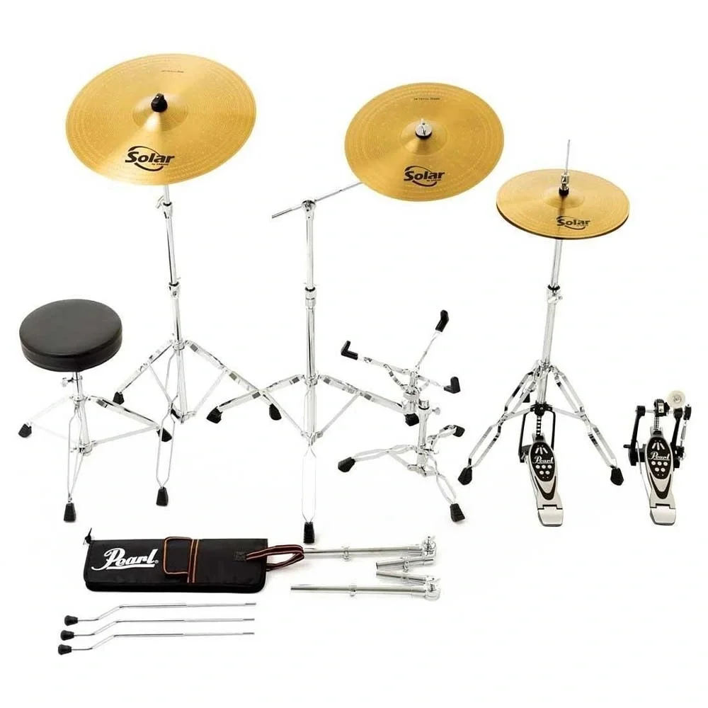 PEARL RS585BC/C747 Akustik Davul Seti Roadshow 1812B1007T1208T1410F1350S 5 Parça Aksam Sabian Ziller