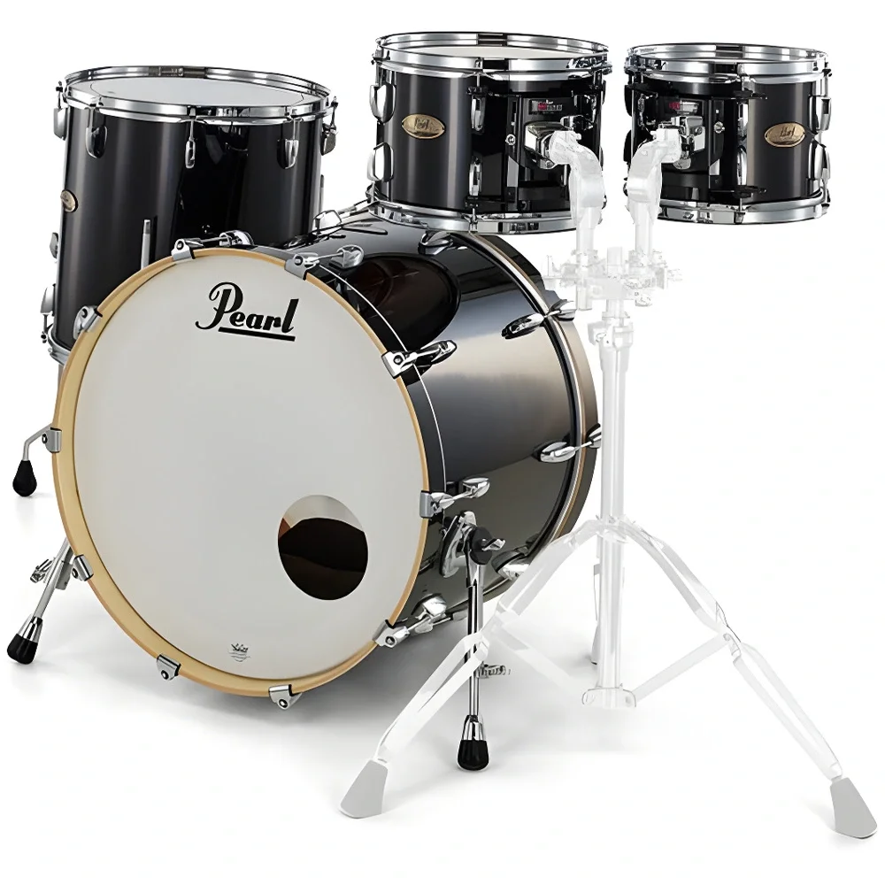 PEARL STS904XP/C103 - Session Studio Select"Piano Black" 4 Parça (20B/10T/12T/14F) Akustik Davul Seti
