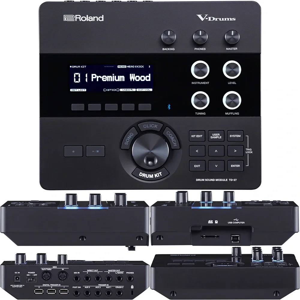 ROLAND VAD507 V-Drums Acoustic Design Elektronik Davul Seti