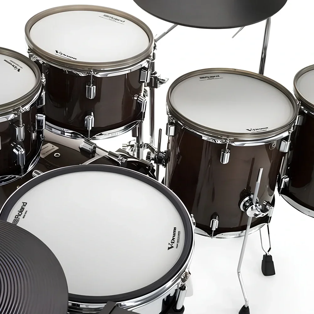 ROLAND VAD716 V-Drums Acoustic Design Gloss Ebony Elektronik Davul Seti