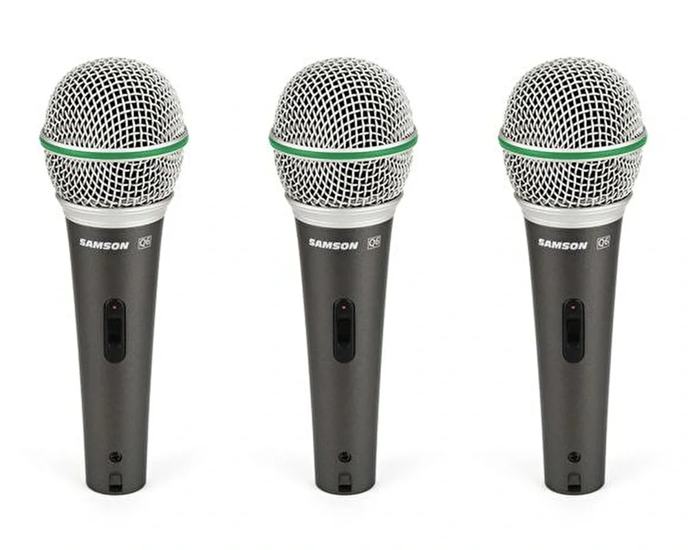 Samson Q6CL Dinamik Mikrofon Paketi (3 Parça)