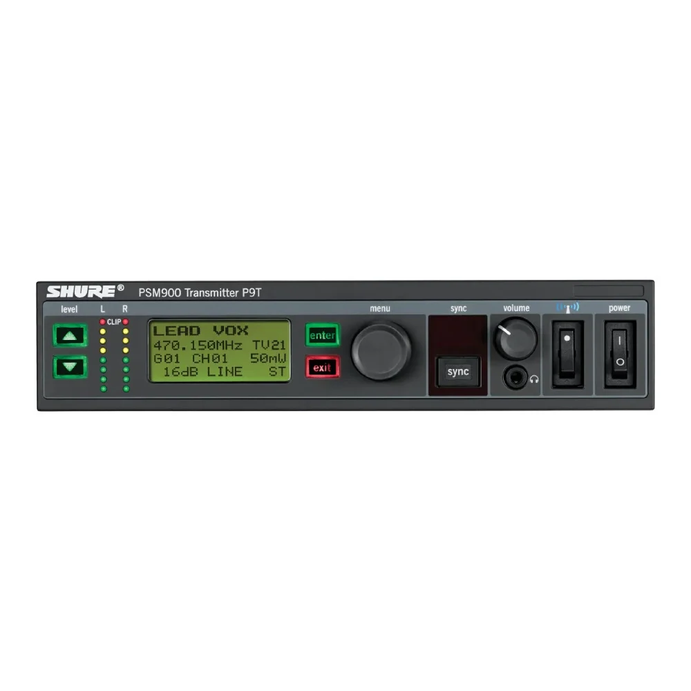 SHURE P9TE Wireless Transmitter for P9TERA PSM900 Wireless System