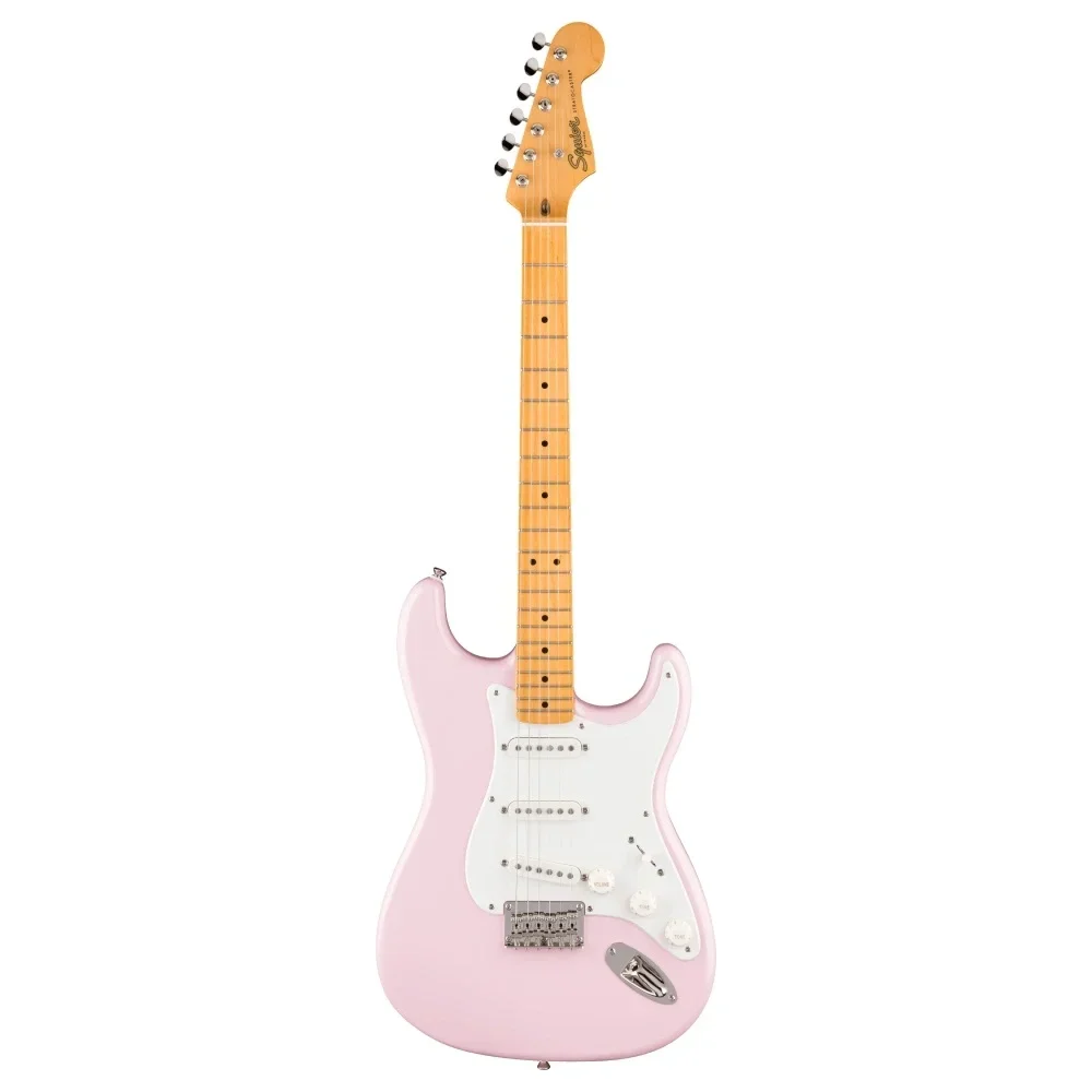 Squier Classic Vibe 50s Stratocaster Hard Tail Akçaağaç Klavye Shell Pink Elektro Gitar