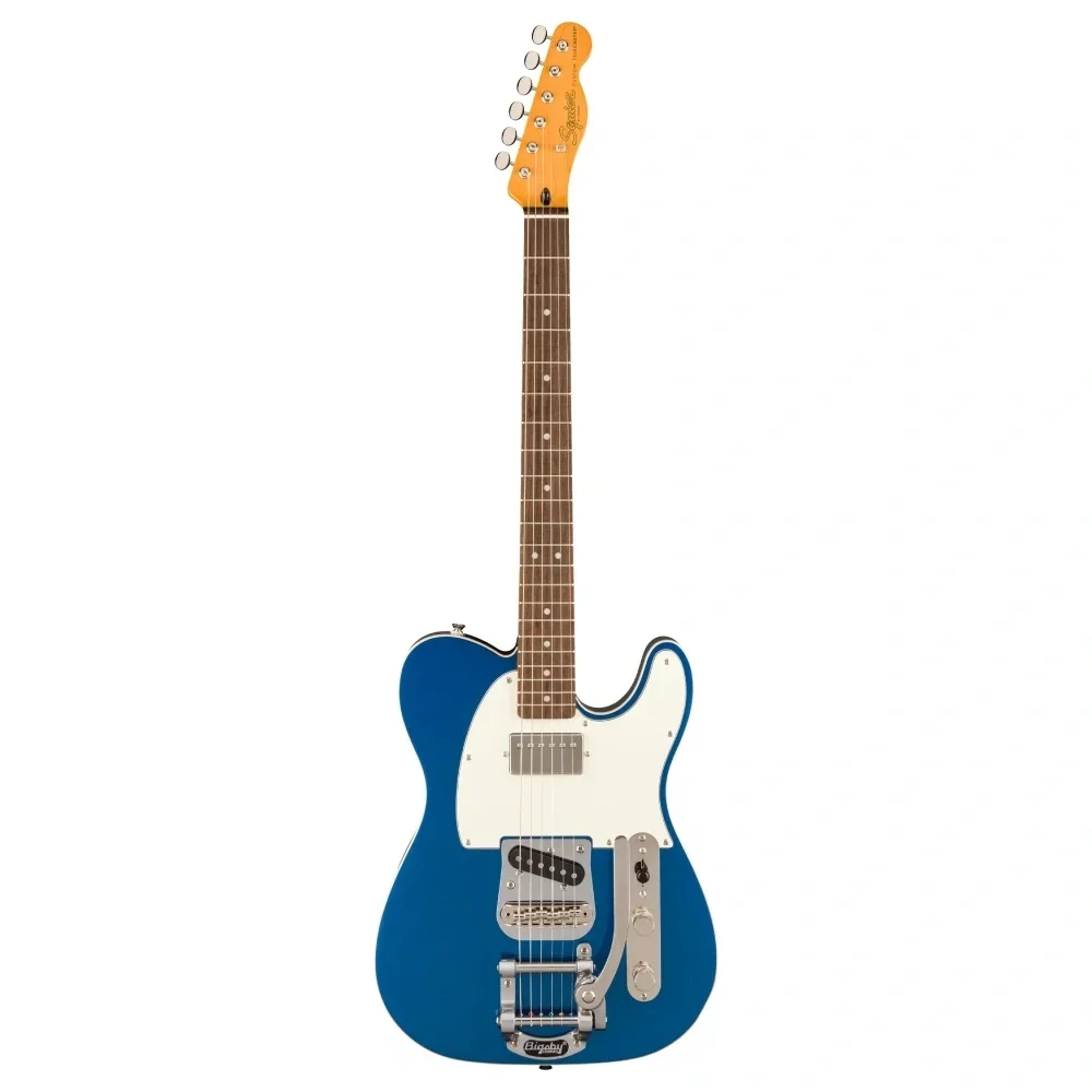 Squier Classic Vibe Custom Telecaster SH with Bigsby Lake Placid Blue Elektro Gitar