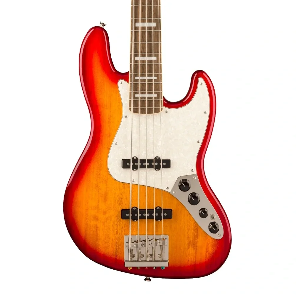 Squier Classic Vibe Active 70s Jazz Bass V Laurel Klavye Sienna Sunburst 5 Telli Bas Gitar