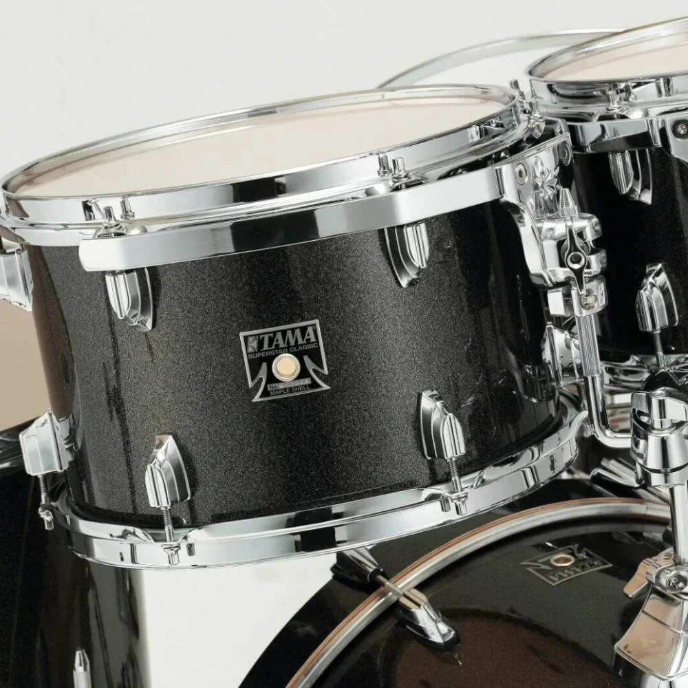 TAMA CK50RS-MGD - Superstar Classic Maple  Midnight Gold Sparkle 5 Parça (20B/10T/12T/14F/14S) Akustik Davul Seti