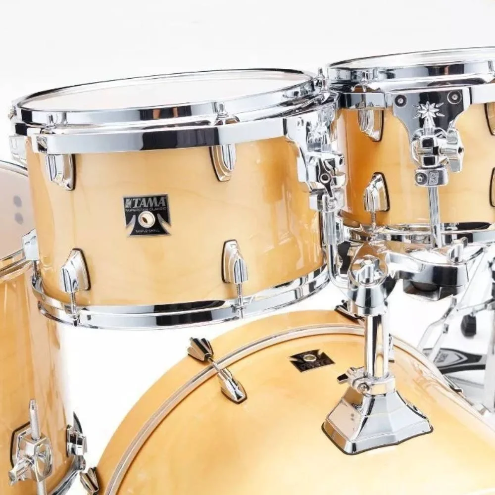 TAMA CL50RS-GNL Superstar Classic Gloss Natural Blonde 5 Parça (20B/10T/12T/14F/14S) Akustik Davul Seti