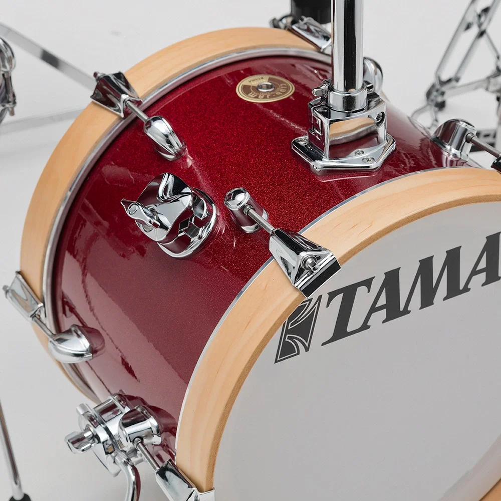 TAMA LJK44H4-CPM Club-Jam Flyer Candy Apple Mist (14B/8T/10F/10S) 4 Parça Aksamlı Akustik Davul Seti